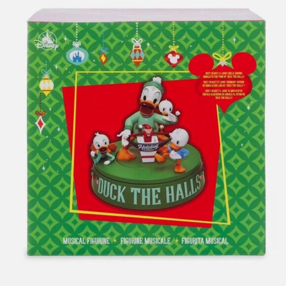 Disney Parks Christmas Donald Duck Huey Dewey Louie...